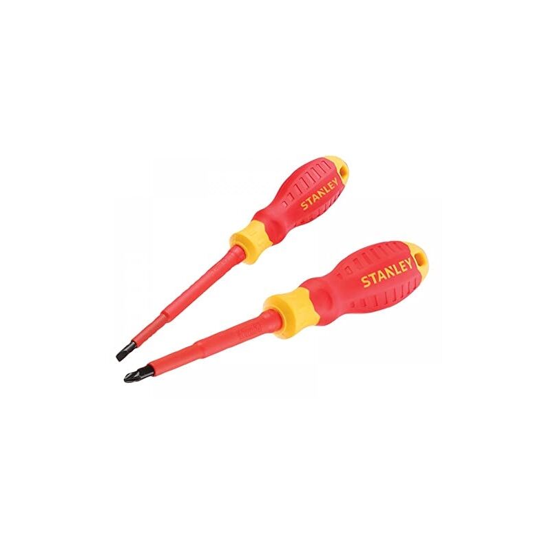 Stanley - STA060030 fatmax vde insulated screwdriver set, 2 piece jeu de tournevis
