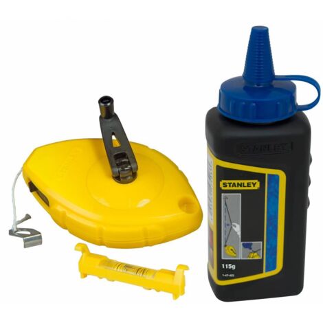 STANLEY TRACCIATORE ABS C/LIVELLA E POLVERE