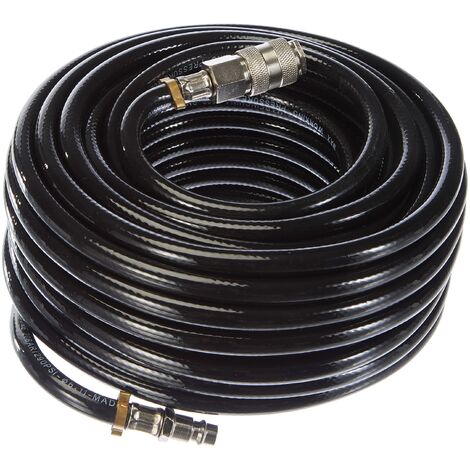 TUBO PER COMPRESSORI GOMMA EPDM TELATO NERO 20 BAR 10x19 MM ROTOLO 100  METRI