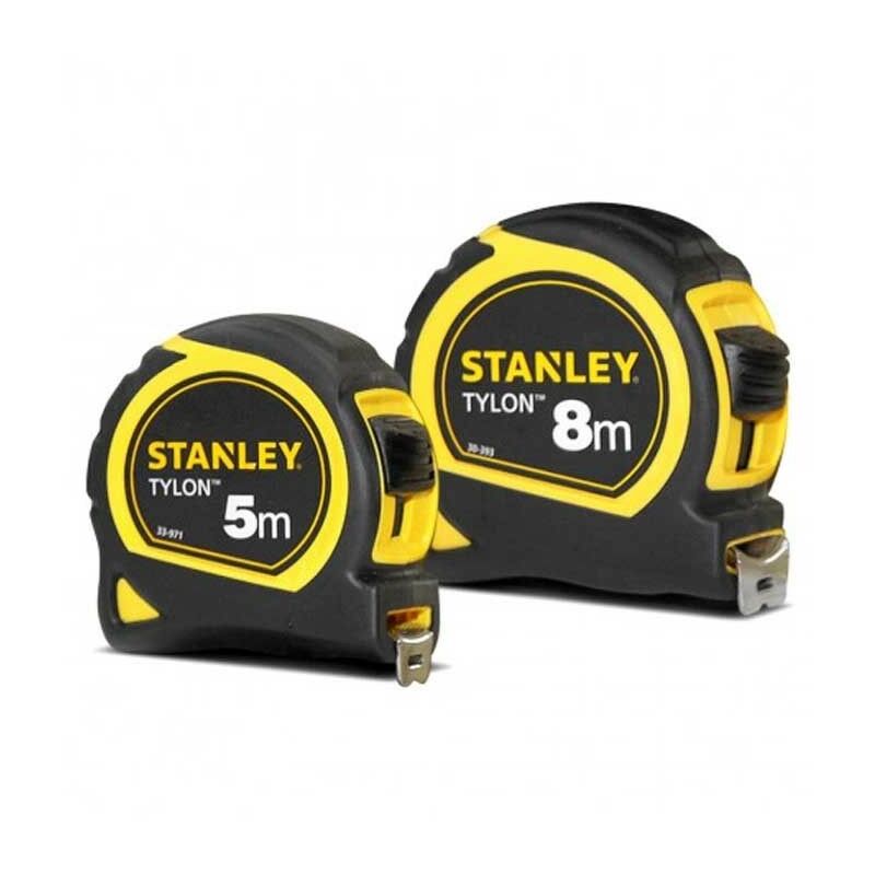 Stanley Tylon Tape Measures 8m 26ft 5m 16ft Metric Imperial STA130656 STA130696