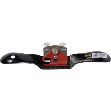 Stanley – Racloir à main fond plat 55mm – Pour surfaces convexes – Réglage précis du fer – Outil professionnel pour travail du bois