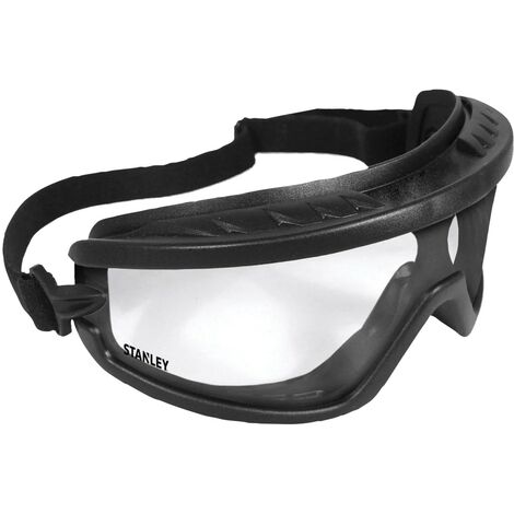 Stanley Vented Safety Goggles Eye Protection Polycarbonate Lens EN 166 Standard