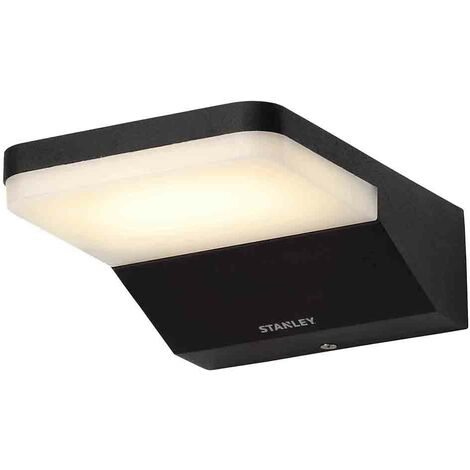 Stanley Vorma Wall Light Outdoor LED Downlight IP54 Garden Fitting - Black