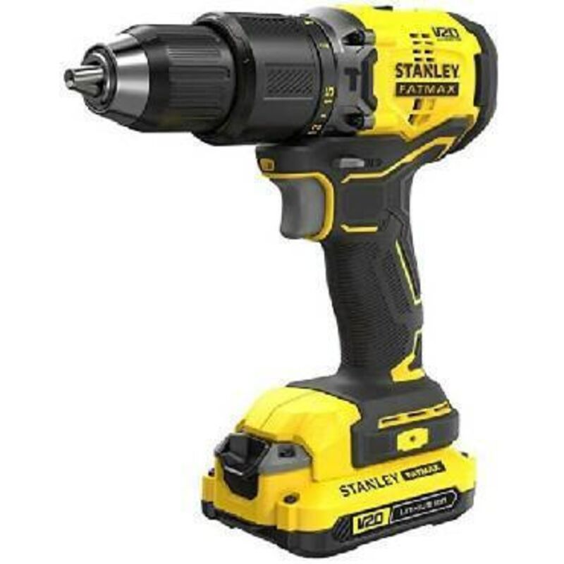Stanley - Werkzeug - 18v Akku-schlagbohrschrauber, 2 X 4, 0 Ah Li-ion Akkus, Ladegerät Sfmcd715m2k-qw