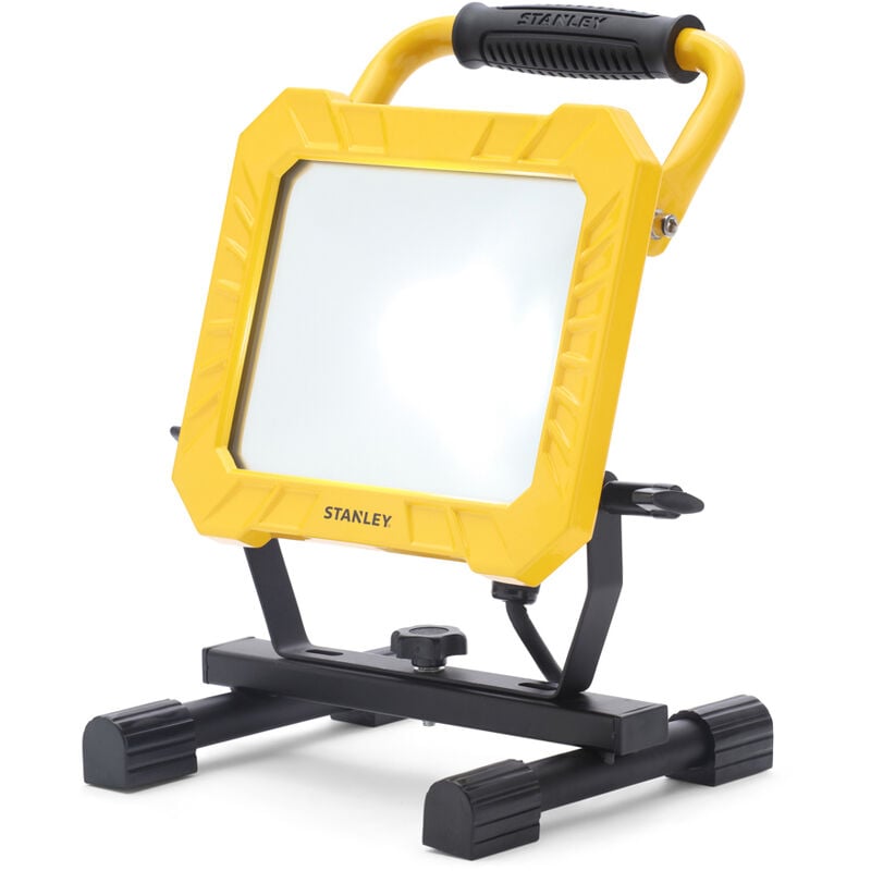 Litecraft - Stanley Work Light 33W Portable Outdoor cob led Floodlight - Black, Yellow