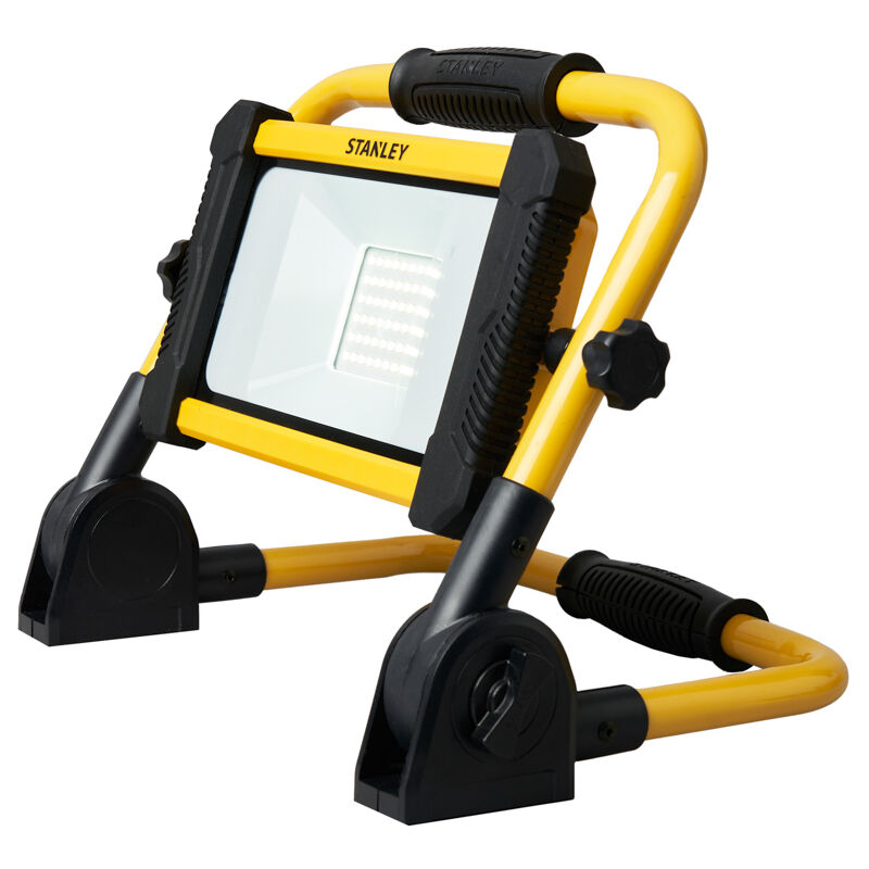 Litecraft - Stanley Work Light Portable 24 Watt Rechargeable Floodlight - Black, Yellow