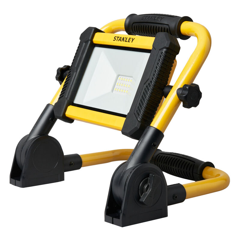 Stanley Work Light Portable 8 Watt Rechargeable Floodlight - Black, Yellow Litecraft