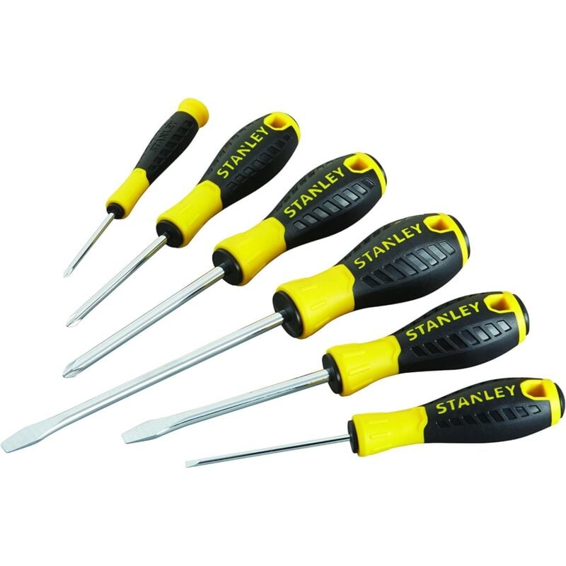 Image of STHT0-60208 Set mit 6 Essential-Schraubendrehern - Stanley
