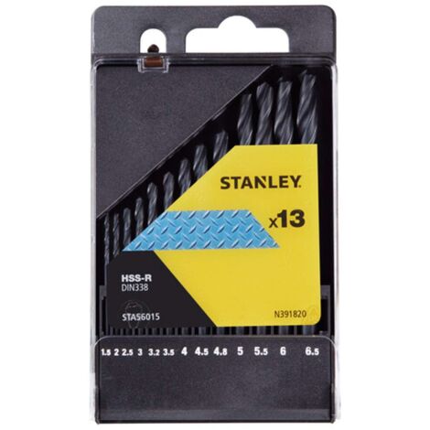 Stanley Zubehör - Metallbohrer-Set, 13-tlg. STA56015-QZ