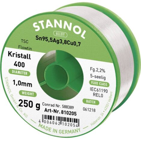 Stannol Flowtin TS Bobina di filo saldante senza piombo 250 g