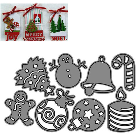 Stanzformen aus Kohlenstoffstahl für Grußkarten und Scrapbooking – Weihnachten