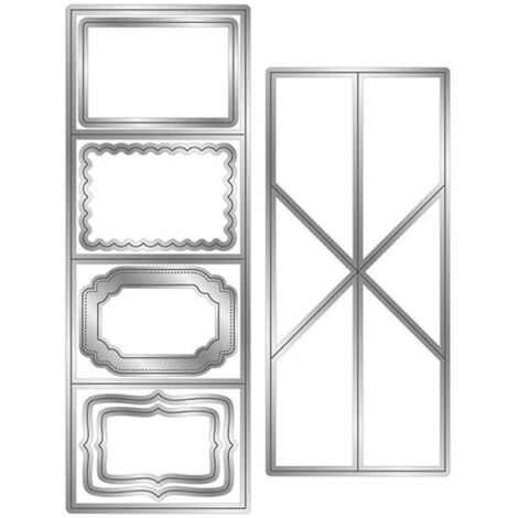 Stanzformen aus Kohlenstoffstahl für Scrapbooking, DIY-Projekte und Grußkarten – Kreative Prägewerkzeuge