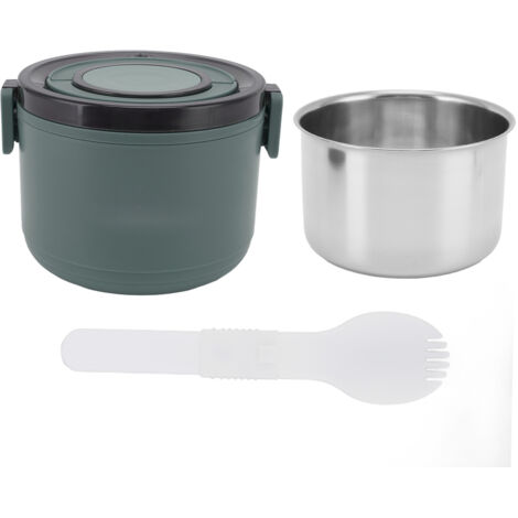 Stapelbare, 1000 ml fassende, BPA-freie, isolierte Bento-Box aus Edelstahl für Kinder, Büro, Schule und Zuhause