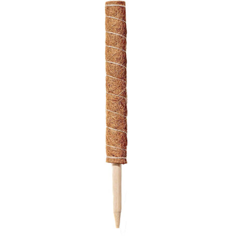 Stapelbare Schaumstoff-Pflanzenstütze für Kletterpflanzen, 4,5 x 4,5 x 60 cm, in Form einer Kokospalme.
