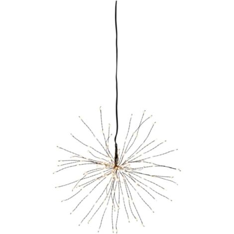 Star 3D-LED-Hängestern 'Firework', schwarz,