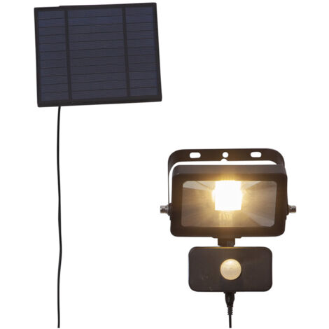 STAR 481-65 SPOT SOLAIRE À LED, PLASTIQUE, NOIR