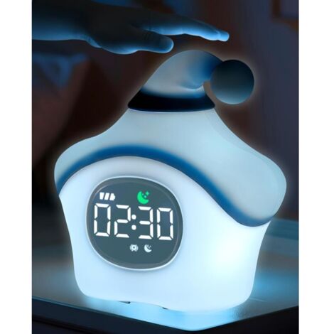 Star Alarm Clock with Night Light, Blue