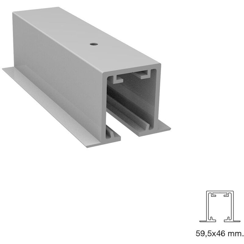 Guide star xl ft Alu. Anode. Argent Mat 2Mts