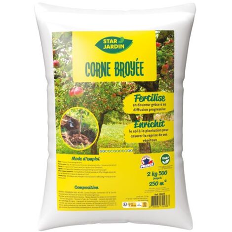 Star-jardin Corne Broyée Engrais Naturel 2,5 kg