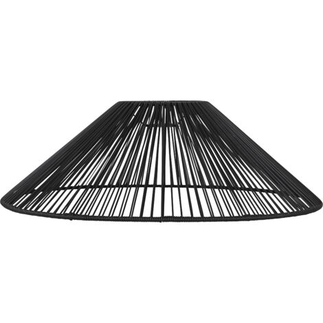 Star Lampenschirm Vide, schwarz, 58x18,5 cm, für E27,