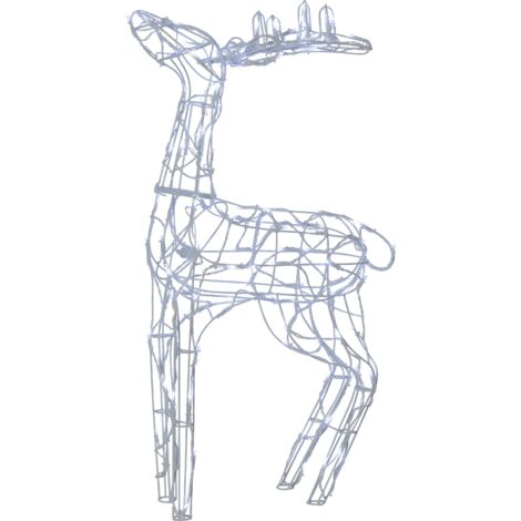 Star LED-3D Rentier 'Pegasus', stehend, Metallrahmen,