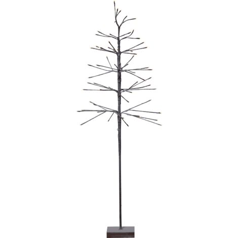 Star LED-Baum 'Snowfrost Tree', 63 warmwhite LED,braun,