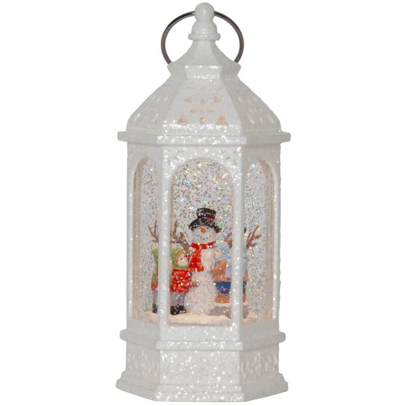 Star LED-Laterne 'Vinter', Schneemann in Laterne,