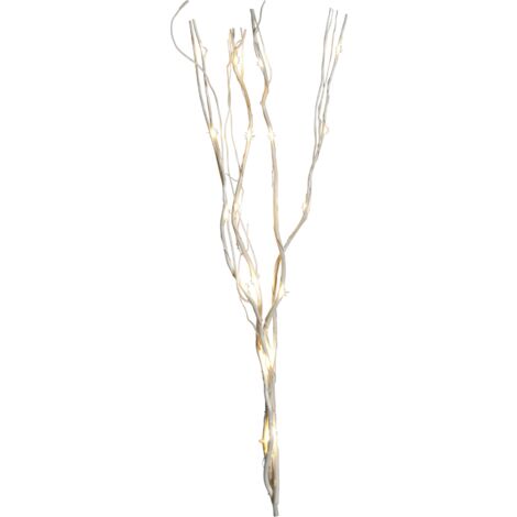 Star LED-Leuchthäuser "Willow", Holz, Braun