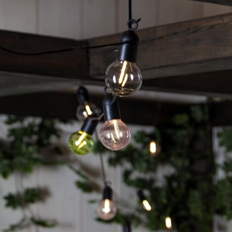 Star LED-Lichterkette 'Fiesta', 10-teilig, bunt,