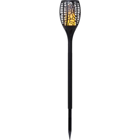 Star LED-Solar-Fackel 'Flame', imitiert Feuer,Bernstein LED
