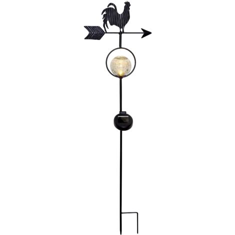 Star LED-Solarstab 'Windy',Wetterhahn/Glaskugel