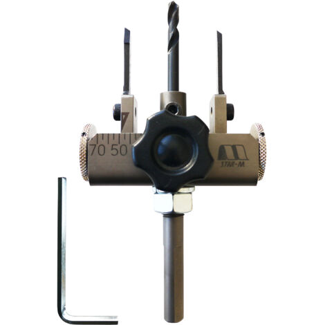 Star-M No.5010A Kit de coupe-cercle réglable 75 mm
