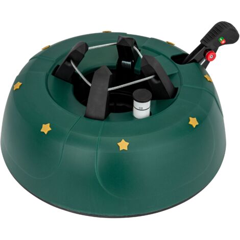 Star-Max S200 Christbaumständer by F-H-S, Start 1, Modell 2019, für Baumhöhe 2,0m, Weihnachtsbaumständer mit Fußebelfunktion und Einseiltechnik, grün
