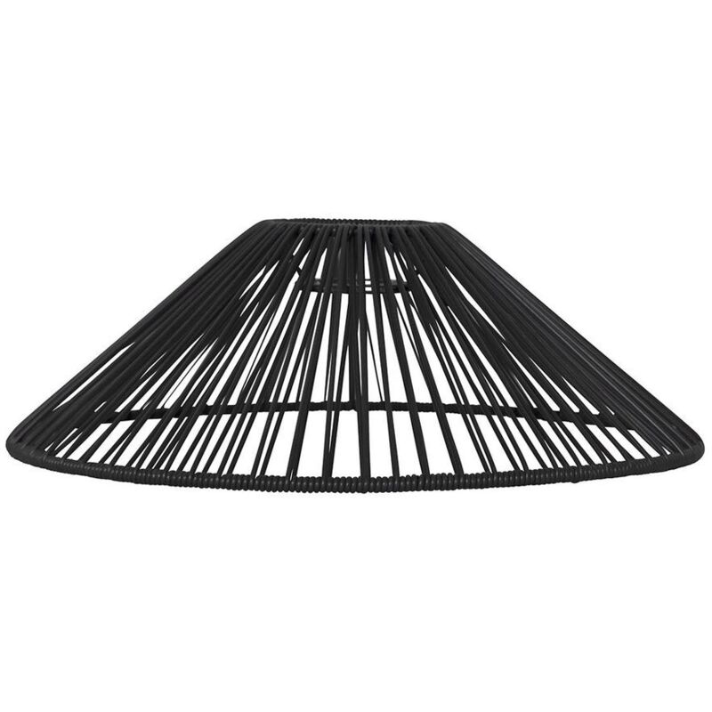 Abat-jour Vide, rotin, noir, E27, extérieur, 38 cm - Star Trading