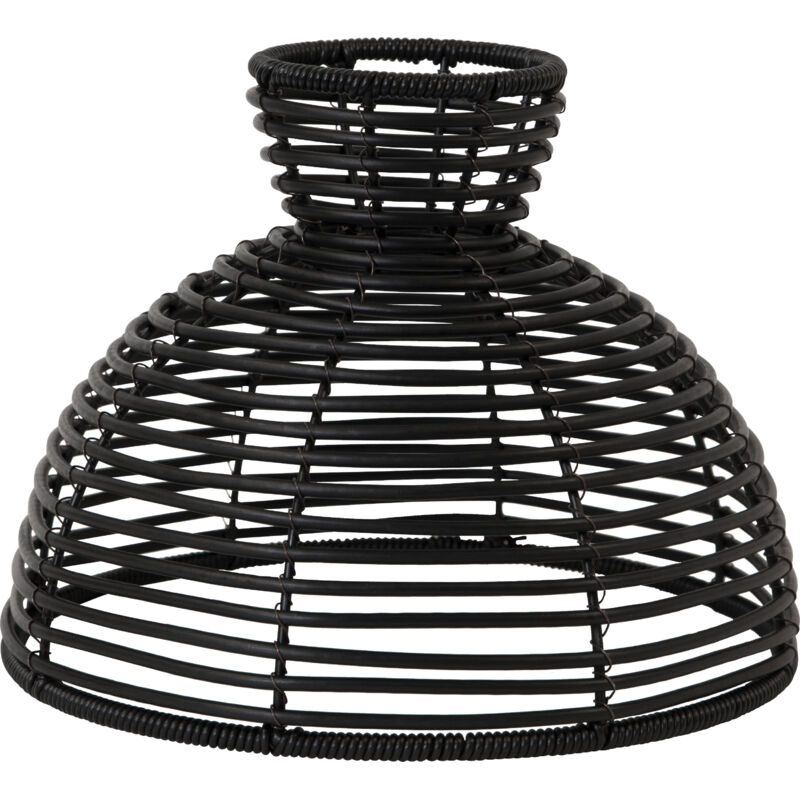 Star Trading Lamp Shade 'runde', Schwarz, 26x20cm