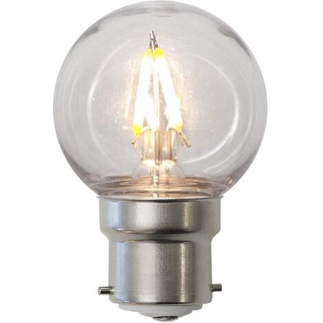 Star Trading LED-Lampe B22 G45 Outdoor Lighting PC Cover Filament, Polycarbonat-Abdeckung, Warmweiß, LED, 6,8 cm
