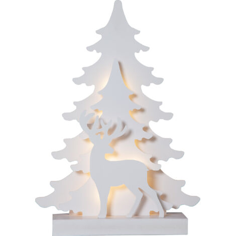Star Trading Lumière de Noël 3D 'Grandy', LED, blanc, 41cm