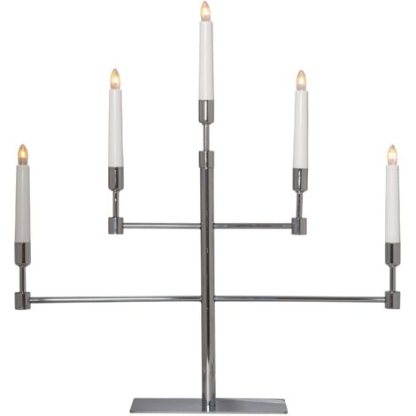 Star Trading Lustre de fenêtre 'Vide', 5 branches, chrome