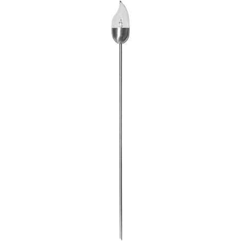 STAR TRADING LED-Solar-Fackel "Olympus", Edelstahl, 8, 5x110 cm