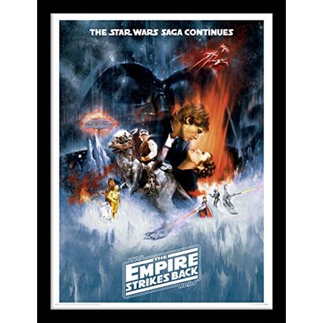 Star Wars 30 x 40 cm L' Impero Colpisce Ancora Un Lenzuolo con Stampa Artistica,