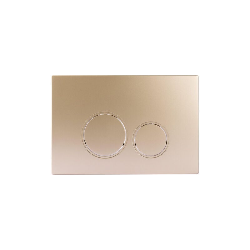 Starbluedisc doppio plaque de commande - Pour Réservoir WC geberit up100/up320 - Chaavec gold