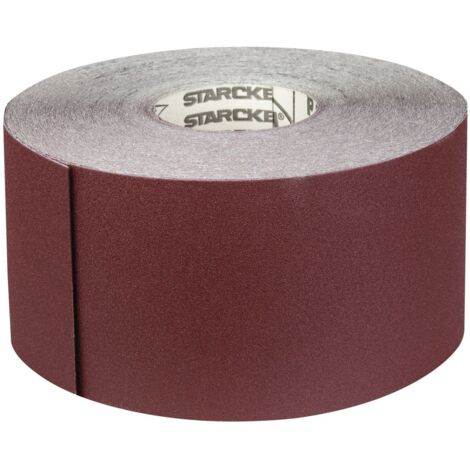 Starcke Schleifband für Holz und Metall Schleifpapier Körnung 120 Rolle 50 Meter