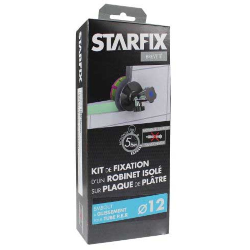 Sortie de cloison Starfix per Ø12 Raccord à Glissement - Femelle 1/2' (15/21) pour robinet