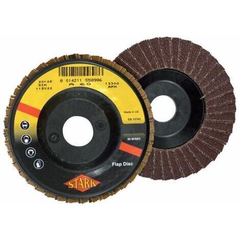 Stark Disco Abrasivo Lamellare D 115 Mm Gr 100 - 10 Pz