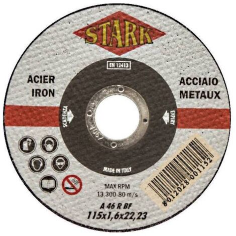STARK MINIDISCO PER FERRO 115X1,6. Prezzo per 1 pezzo.
