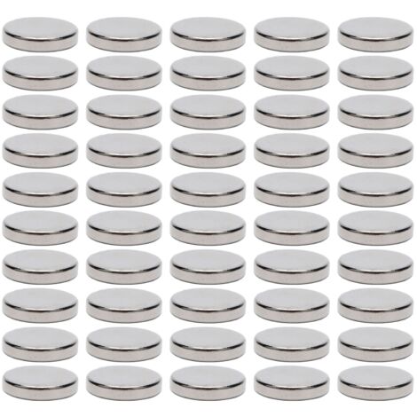 Starke Neodym-Magnete – 50er-Packung (15 x 3 mm) für Heimwerkerprojekte, Dekoration, Büro und Organisation