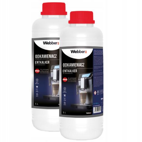 Starker Flüssigentkalker 2L UNIVERSAL GROSSE WEBBER für Espressomaschinen -2000ml