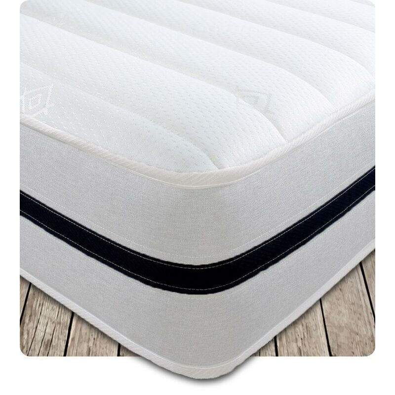 Double Mattress. Double All Foam Mattress with Reflex Foam Support Base and Memory Foam. 4ft6 x 6ft3 (starlight 08) - Starlight Beds