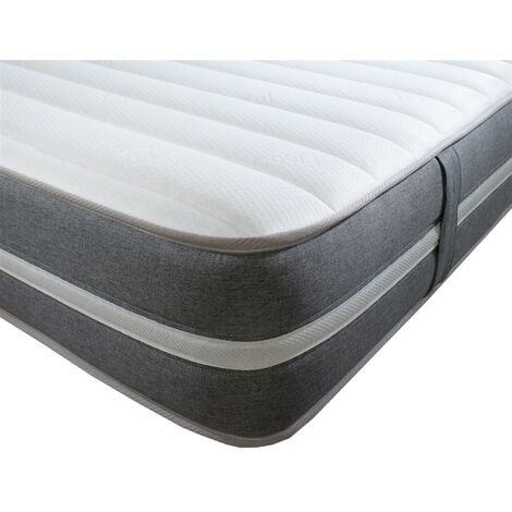 STARLIGHT BEDS Single Mattress. 9 Inch Deep Single Micro Pocket Sprung Mattress with Airflow Memory Fibre. 3ft x 6ft3 (STARLIGHT 09)