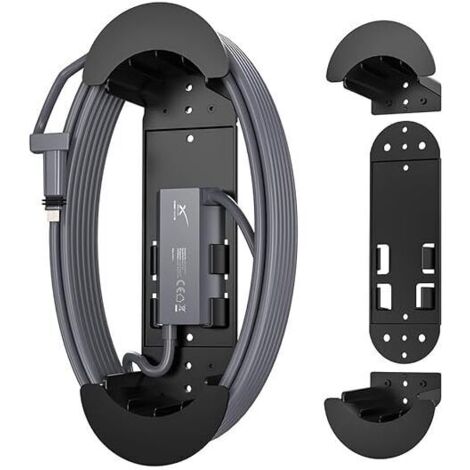 Starlink Ethernet cable support, Starlink Gen 3 cable management accessory, ABS mounting kit for Ethernet V2 adapter